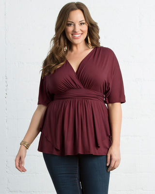 Promenade Top in Zinfandel
