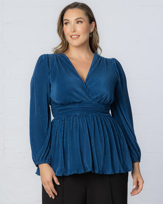 Pleated Perfection Tunic Top