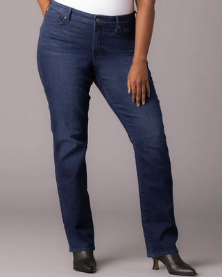 NYDJ Marilyn Straight Leg Jeans in Rinse