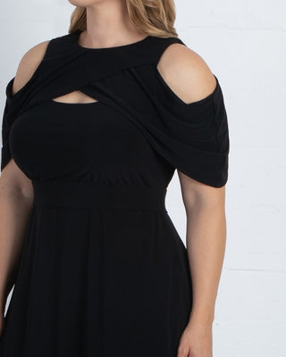 Daring Darcy Dress  in Black Noir