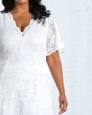 Blissful Lace Wedding Gown - Sale