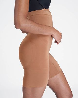 OnCore High-Waisted Mid-Thigh Short by SPANX in Naked