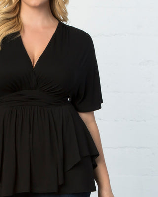 Promenade Top in Black