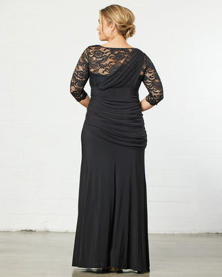 Soiree Evening Gown  in Onyx