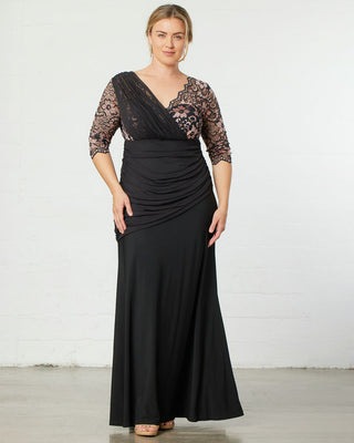 Soiree Evening Gown  in Rose Gold