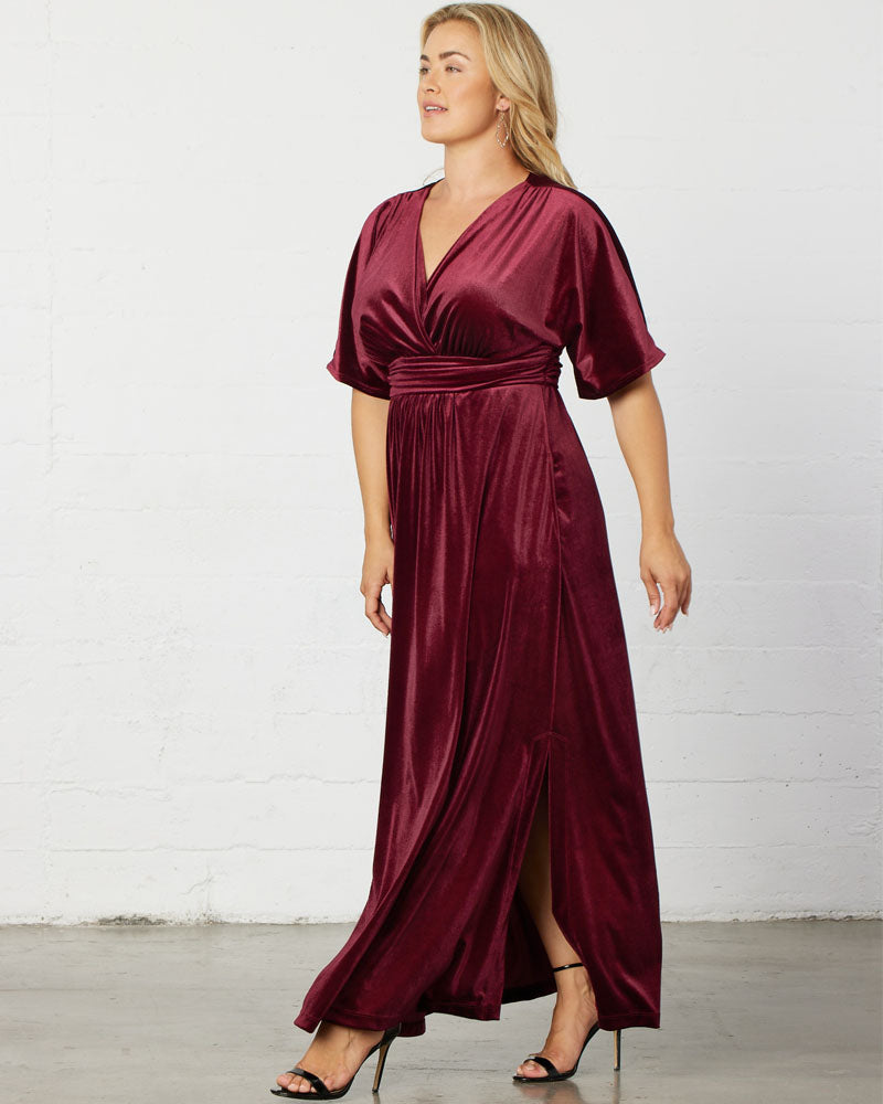 Embroidered Velvet Sleeveless Gown – Lela Rose