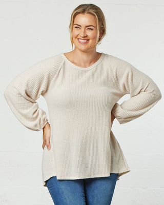 Whimsical Waffle Soft Knit Top - Sale!