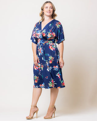 Gia Midi Dress in Belize Blooms