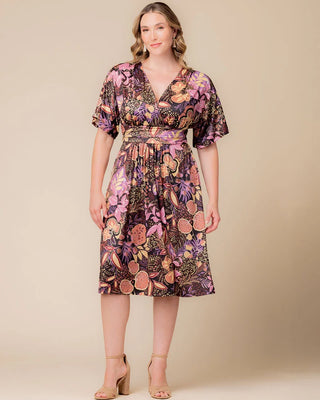 Gia Midi Dress in Autumn Wonderland