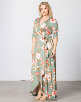 Meadow Dream Maxi Dress  in Sage Garden Print