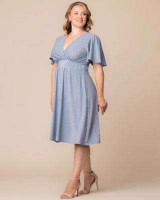 Crystal Cove Cocktail Midi Dress in Celestial Sparkle
