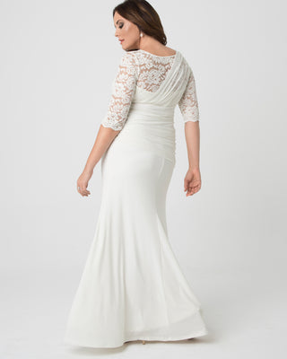 Elegant Aisle Wedding Gown in Ivory