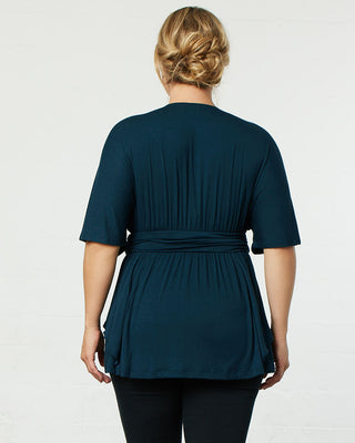 Promenade Top in Deep Teal