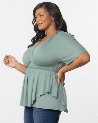 Promenade Top - Sale! in Thyme