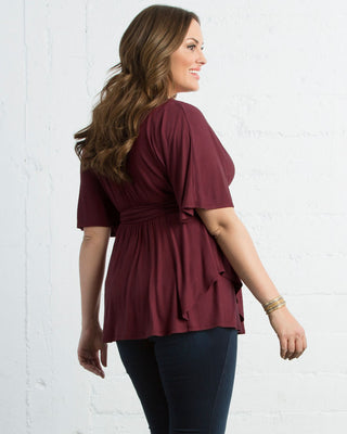 Promenade Top in Zinfandel