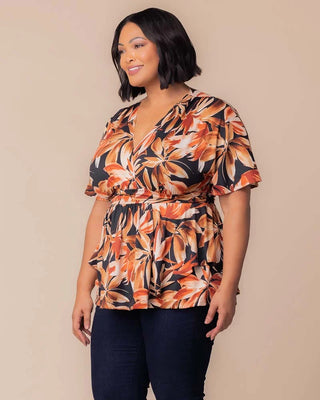 Encore Print Top in Harvest Fest