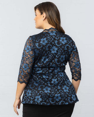 Limited Edition Luxe Lace Top in Twilight Noir