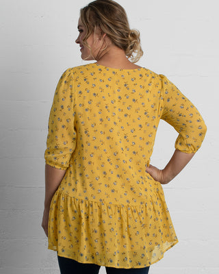 Cheryl Chiffon Tunic Top- Sale!