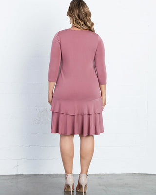 Coquette Dress  in Moody Mauve