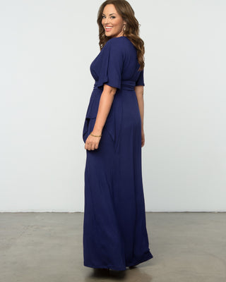 Indie Flair Maxi Dress in Nouveau Navy