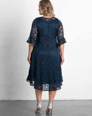 Livi Lace Dress  in Nouveau Navy