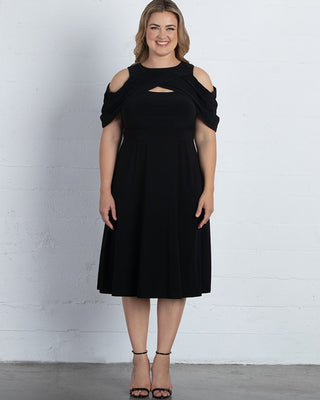 Daring Darcy Dress  in Black Noir