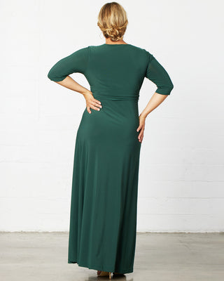 Romanced by Moonlight Gown in Hunter Green