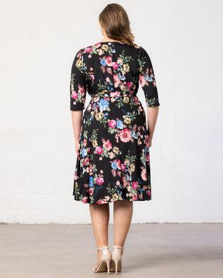 Essential Wrap Dress in Enchanted Garden