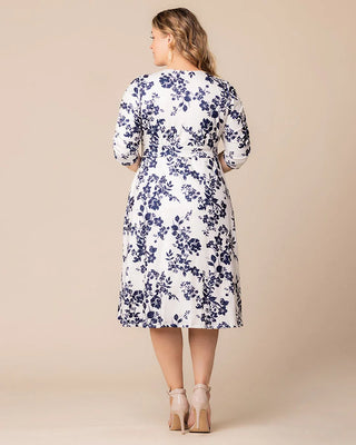 Gabriella Dress in Ivory Florals