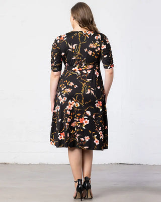 Gabriella Dress in Midnight Garden