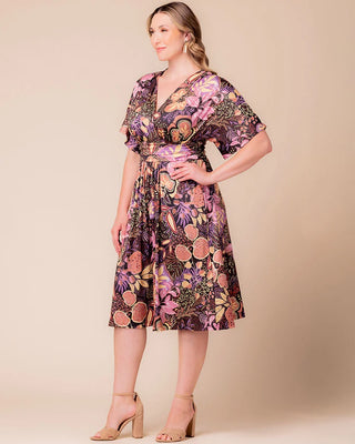 Gia Midi Dress in Autumn Wonderland