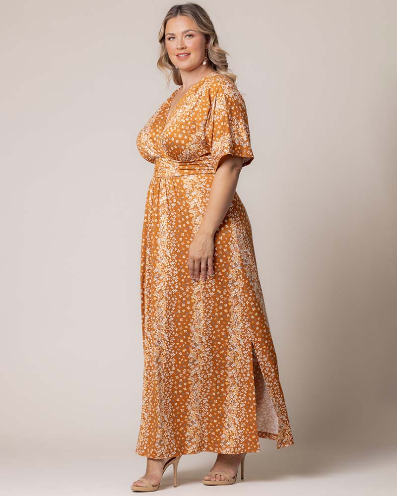 Extra long plus size maxi dresses sale