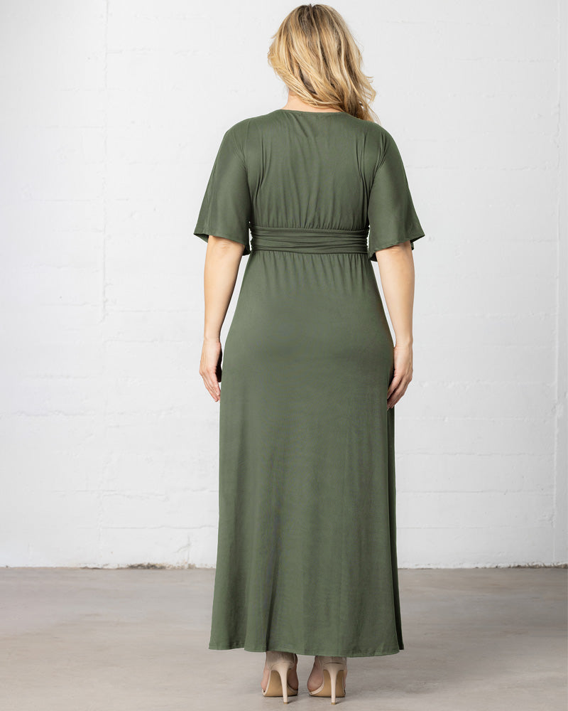 Kiyonna | Vienna Maxi Dress | Green