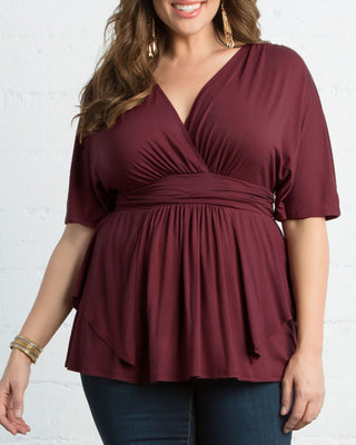 Promenade Top in Zinfandel