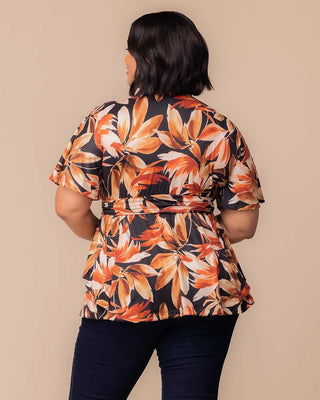 Encore Print Top in Harvest Fest