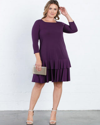 Coquette Dress  in Plum Perfect