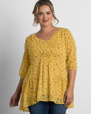 Cheryl Chiffon Tunic Top- Sale!