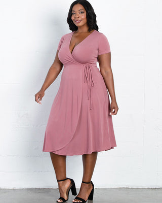 Harper Party Dress in Mauve