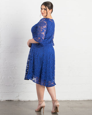 Livi Lace Dress  in Blue