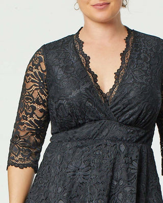 Linden Lace Top  in Black