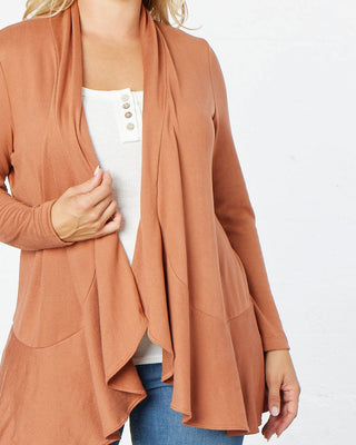 Love Story Cardigan in Brown