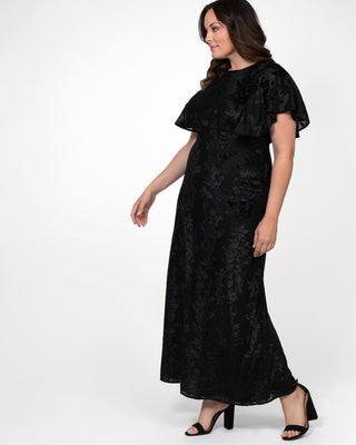 Parisian Dream Evening Gown  in Black