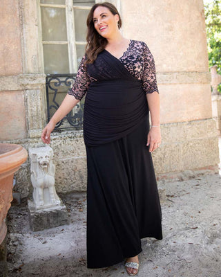 Soiree Evening Gown  in Rose Gold