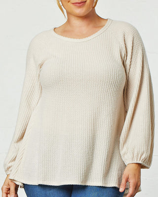 Whimsical Waffle Soft Knit Top - Sale!