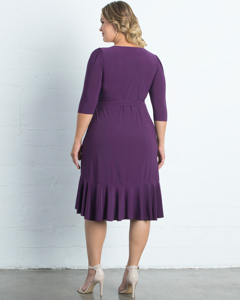 Kiyonna Women's Plus Size Whimsy Wrap Dress Kiyonna Women's Plus Size Whimsy Wrap Dress
