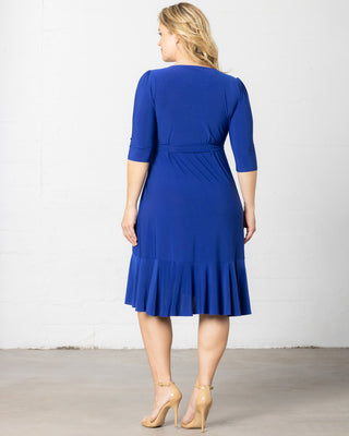 Whimsy Wrap Dress - Sale! in Cobalt Blue