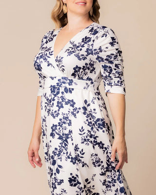 Kiyonna Women's Plus Size Gabriella Dress, Ivory, 0X