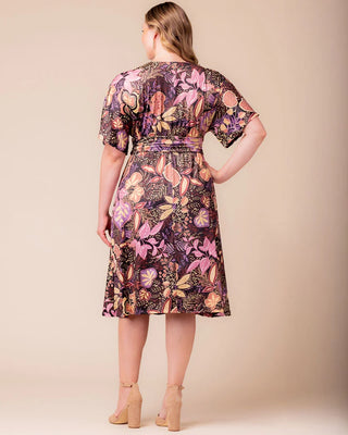 Gia Midi Dress in Autumn Wonderland