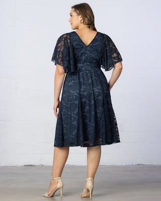 Camille Lace Cocktail Dress in Twilight Blue