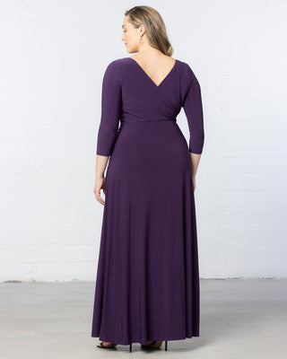 Gala Glam Evening Gown in Imperial Plum